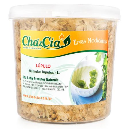 Chá de Lúpulo - Humulus lupulus - L. 60g Lúpulo - Humulus lupulus - L. 60g