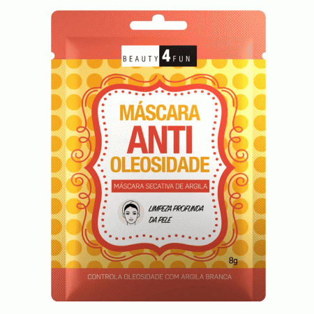 Beauty 4 Fun Máscara Secativa de Argila Antioleosidade 8g