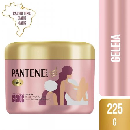 Geleia Capilar Pantene Unidas pelos Cachos com 225g