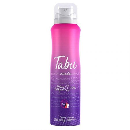 Desodorante Antitranspirante Aerossol Tabu Ousada com 150ml