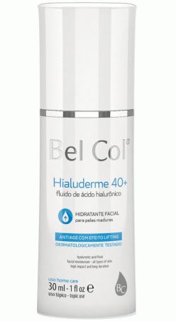 Hidratante Bel Col Hialuderme Fluido 40+ 30ml