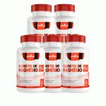 Cloreto De Magnesio Pa 5 Unidades Com 60cáps 500mg Natural - Linduras