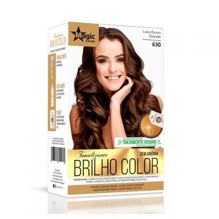 Tonalizante Louro Escuro Dourado 630 Magic Color