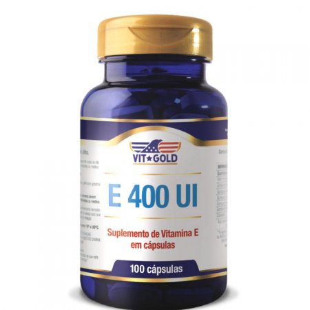 Vitamina E 400 UI Vitgold 100 caps