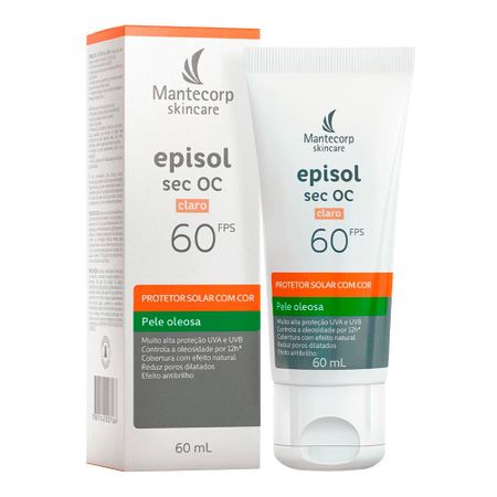 Protetor Solar Episol Sec OC FPS60 Claro 60ml
