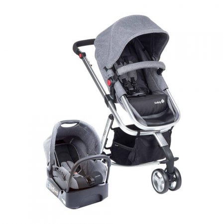 Travel System Mobi Safety 1st Grey Denim Silver