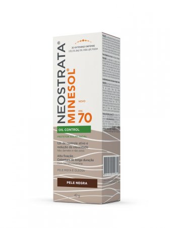 Protetor Solar Neostrata Minesol Oil Control FPS 70 Pele Negra 40g