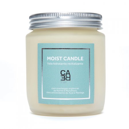 Vela Natural Hidratante Revitalizante Moist Candle 180g  Care Natural Beauty