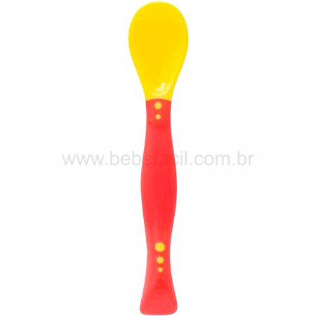 Colher Flexível Baby Vermelha (6m+) - Buba