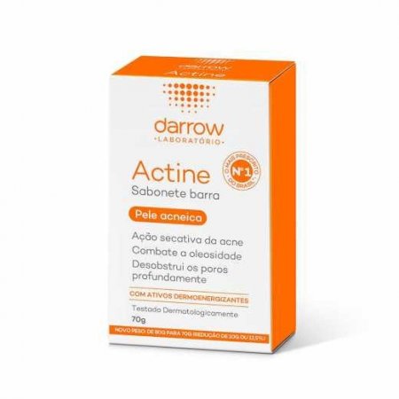 Sabonete em Barra Pele Acneica Actine 70g Darrow
