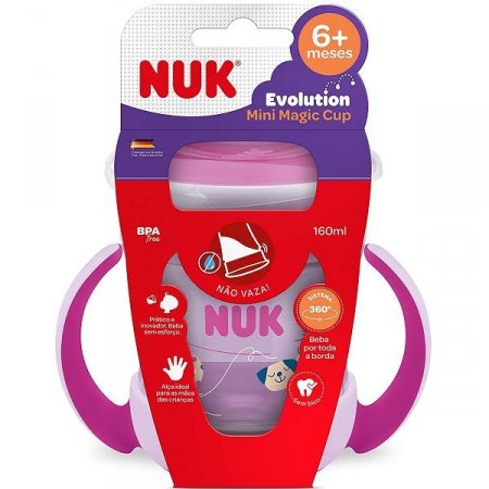 Copo Antivazamento 360 Mini Magic CUP 160ML GIRL NUK PA7639-1G