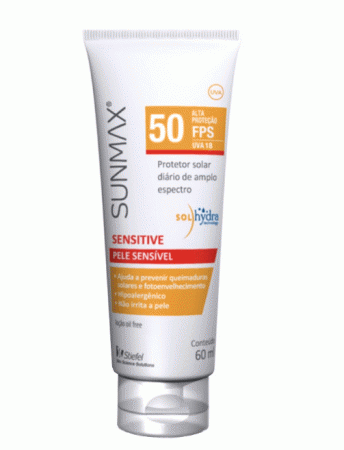 Protetor Solar Stiefel Sunmax Sensitive Pele Sensivel FPS 50  60ml