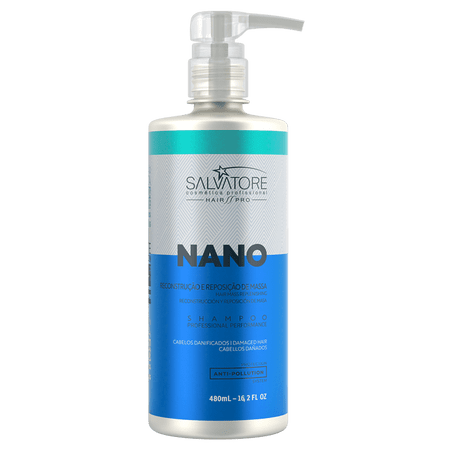 SHAMPOO NANO RECONSTRUTOR 480ML SHAMPOO NANO RECONSTRUTOR - CLIENTE 480ML - HAIR PRO 2019