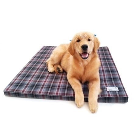Colchonete Pickorruchos Xadrez para Cães Colchonete Pickorruchos Xadrez Azul para Cães - M