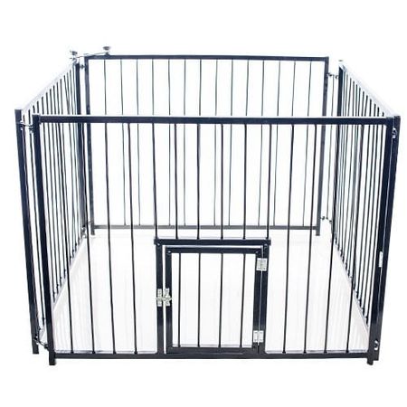 Canil para Cães Com Portinha Preto NF Pet