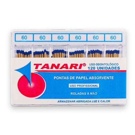 Cone De Papel Absorvente Bulk com 120 - Tanari Cone De Papel Absorv Bulk 60 - Tanari