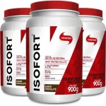 Kit 3 Whey protein Isofort Vitafor chocolate 900g