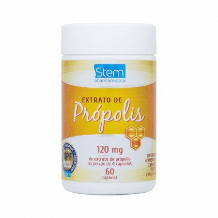 Extrato de Própolis 120mg 60 Cápsulas Stem