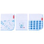 Toalha Boquinha Bordada Animais Azul Fisher-Price