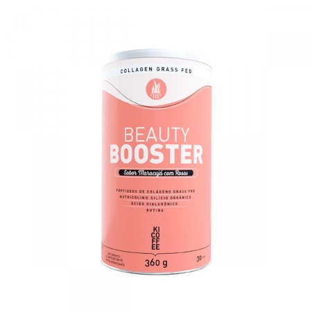 Colágeno Grass Fed Kicoffee Collagen Beauty Booster Maracujá com Rosas com 360g