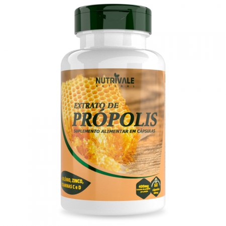 Extrato De Própolis + Vitamina C E Minerais 60 Cáps - Linduras
