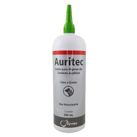 Auritec 500ml Syntec Higiene Orelha Cães e Gatos