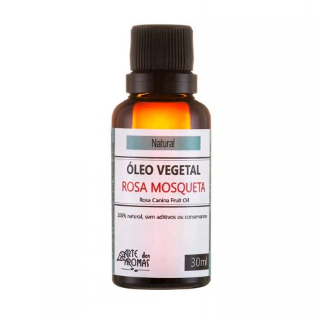 Óleo Vegetal Natural Arte dos Aromas de Rosa Mosqueta 30ml