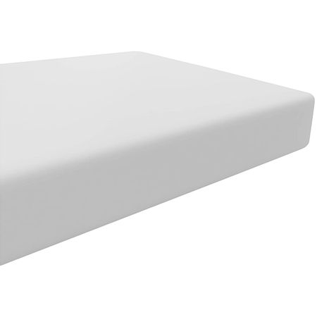 Lençol de baixo para berço em malha Branco Bambi - Incomfral 44006011 LENCOL AMERICANO C/ELASTICO BAMBI MALHA LISO BRANCO