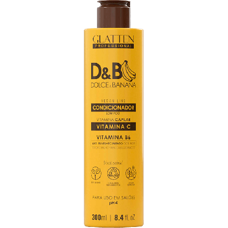 Glatten Professional D&B Dolce Banana - Condicionador Vitamina Capilar 300ml