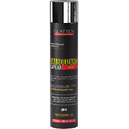 Glatten Professional Anabolizante - Condicionador Hidratação e Nutrição Total 300ml