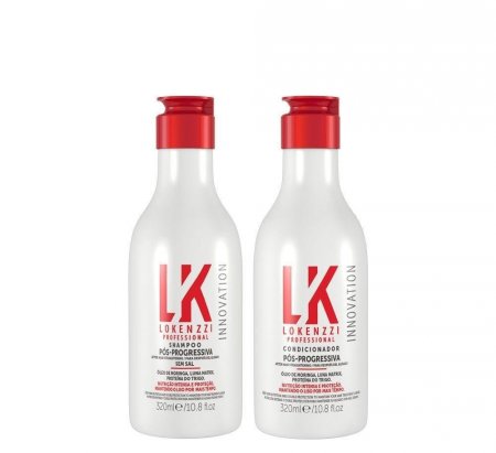 Kit Lokenzzi Pós-Progressiva - Shampoo + Condcionador