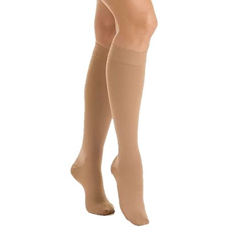 Meia Panturrilha Venosan Ultraline 4000 - Média Compressão - Fechada - Bege - M