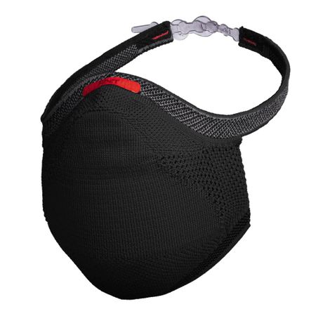 Kit Máscara Fiber Sport Preto com Suporte + 30 Filtros Tamanho G