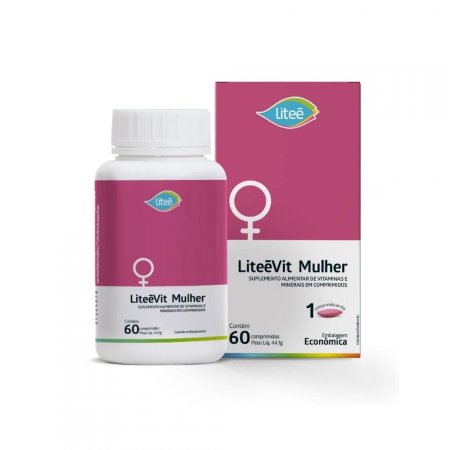 LiteeVit Mulher Multivitamínico Feminino 60 Comprimidos