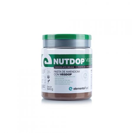 Pasta de Amendoim Nutdop Veg 500g