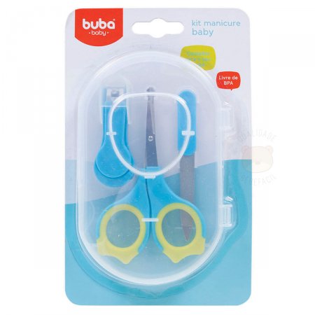 Kit Cuidados com as Unhas do Bebê Azul (0m+) - Buba