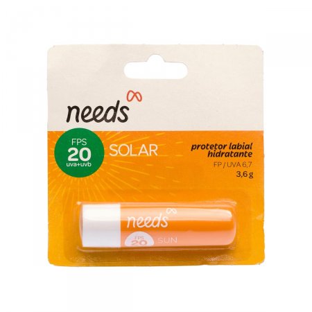 Protetor Solar Labial Needs Hidratante FPS20 com 3,6g