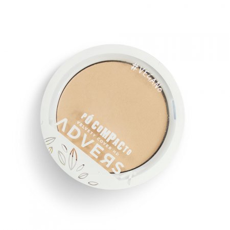 Pó Compacto Velvety Cover HD Adversa Vegano 11g Cor 100