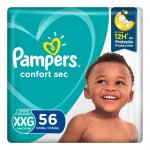 Fralda Pampers Confort Sec XXG 56 Unidades