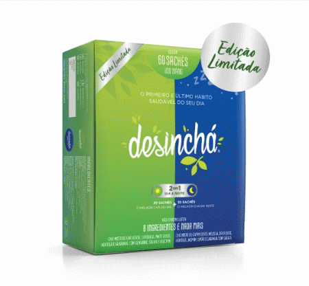 Desinchá misto dia+noite caixa com 60 sachês