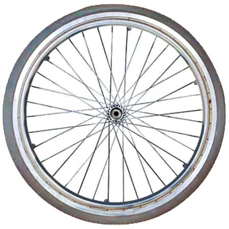 Roda Aro 24 com Pneu para Cadeira de Rodas Ortobras