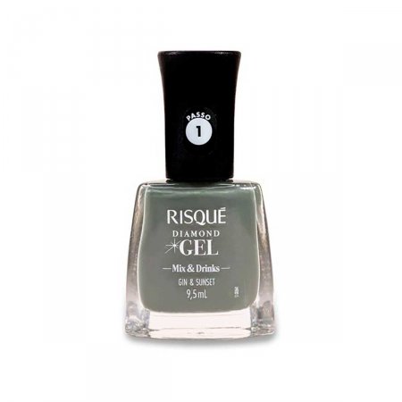 Esmalte Cremos Risqué Diamond Gel Gin & Sunset com 9,5ml