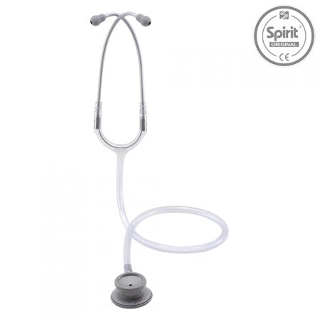 Estetoscópio Spirit MD Pro-Lite Adulto Gelo Acabamento Grafite