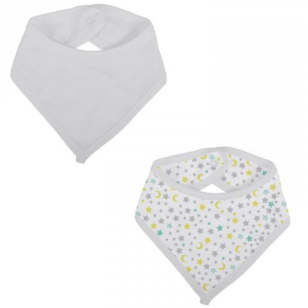 Kit Babador Bandana Bambi 2 unidades - Cinza