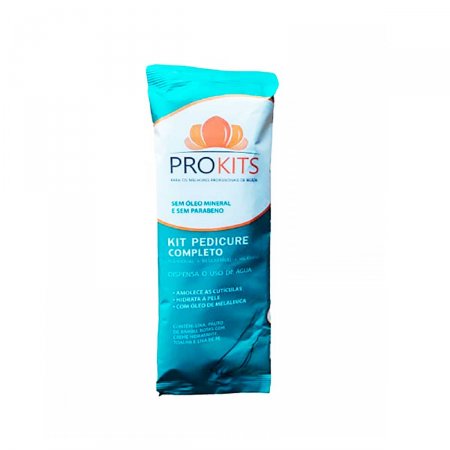 Kit Pedicure Completo Prokits com Lixa de Pé + Lixa 13cm + Palito de Bambu + Par de Botas + Toalha