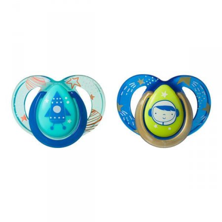 Chupeta Night Time Tommee Tippee 6 a 18 Meses 2 Unidades