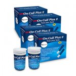 Tiras de Glicose on Call Plus II com 200 unidades