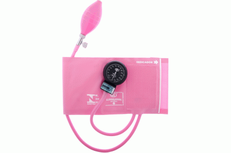 Aparelho de Pressão Aneróide Bic Rosa Adulto
