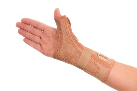Órtese Curta Punho com Tala para - Polegar Mercur Esquerdo Bege - G