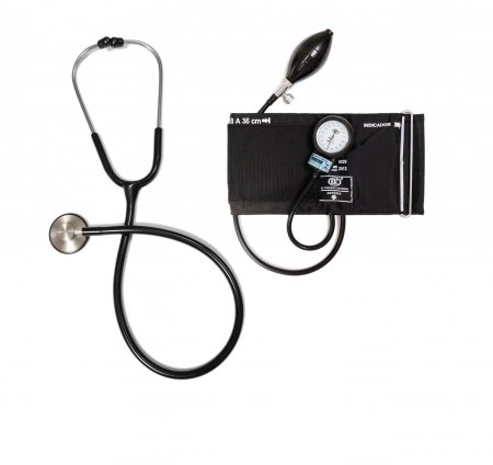 Aparelho de Pressão com Estetoscópio Master Standard Inox Preto CJ0838 Bic